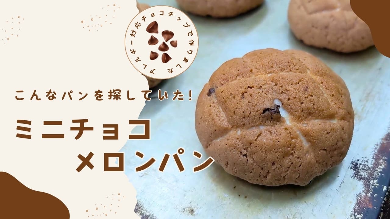 【ミニ】チョコメロンパン (4個入り) | アレルギー対応パンのtonton